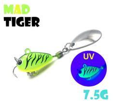 Тейл-Спиннер Uf-Studio Hurricane 7.5g #Mad Tiger