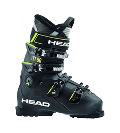 Горнолыжные ботинки Head Edge LYT 80 Black/Yellow 23/24, 29.5