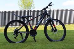 Велосипед Time Try TT 102 26" 2024 150-170, черно-красный