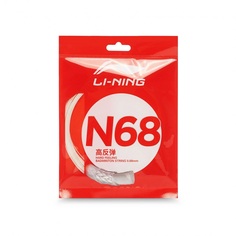 Струна для бадминтона Li-Ning 10m N68 Prepacked, White