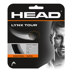 Струна для тенниса HEAD 12m Lynx Tour, Black, 1.25