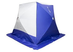 Палатка зимняя Куб 2-местная дышащая трехслойная 1,85х1,85 СТЭК