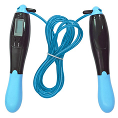 Скакалка SPORTEX с электронным счетчиком 2. 8 м синий