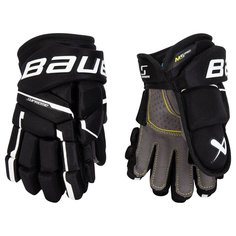 Перчатки хоккейные BAUER Supreme M5 Pro S23 JR 1061904 11 черный-белый Бауэр
