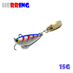 Тейл-Спиннер Uf-Studio Buzzet Bullet 15g #Herring