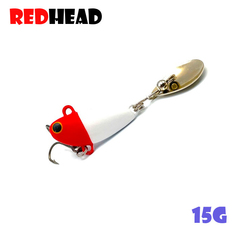 Тейл-Спиннер Uf-Studio Buzzet Bullet 15g #Redhead