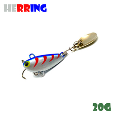 Тейл-Спиннер Uf-Studio Buzzet Bullet 20g #Herring