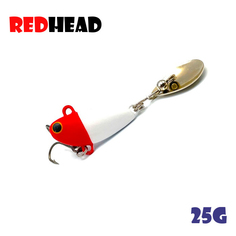 Тейл-Спиннер Uf-Studio Buzzet Bullet 25g #Redhead