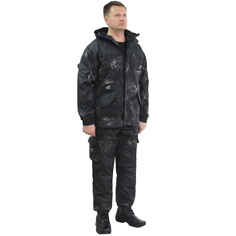 Костюм Горка на флисе, рип-стоп (питон чёрный) 48-50/182-188 No Brand