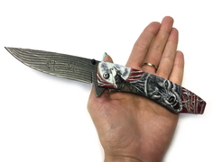 Складной нож Мастер К Вожак M9691, сталь 420, рукоять алюминий