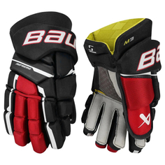 Перчатки хоккейные BAUER Supreme M3 S23 INT 1061901 (13 / черный-красный) Бауэр