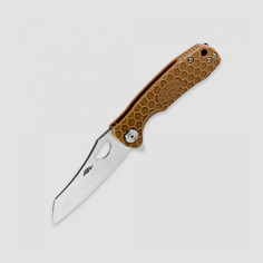 Нож складной HONEY BADGER, HB1114 Wharnclever L D2, длина клинка 9,2 см, коричневый