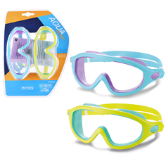 Маска для плавания "Kids swim masks" 3- 8 лет, 2 цвета, 55983 INTEX