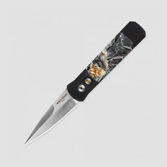 Нож автоматический складной PRO-TECH, Godson, 8 см, черный