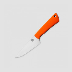 Нож с фиксированным клинком OWL KNIFE, Pocket, сталь Elmax 7,5 см, оранжевый