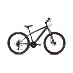 Велосипед CAPRIOLO MTB RAVEN 26 (3 X 7), STEEL 14 (серый - оранжевый)