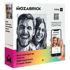 Фотоконструктор MOZABRICK Набор S, размер картины 51х51 см, 5833 детали