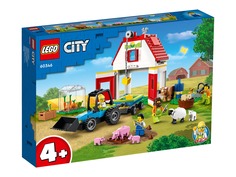 Конструктор LEGO 60346 Ферма и амбар с животными