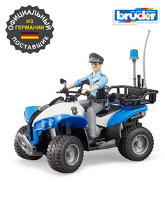 Полицейский квадроцикл Bruder с фигуркой