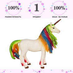 Фигурка Masai Mara серии Мир драконов,Белый единорог с радужной гривой MM217-350