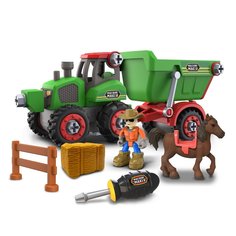 Игровой набор NIKKO Farm, трактор, прицеп и аксессуары