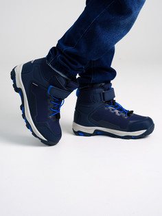 Зимние мембранные ботинки для мальчика PlayToday, тёмно-синий, 37