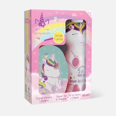 Набор подарочный Eau My Unicorn детский, шампунь, гель для душа, мочалка