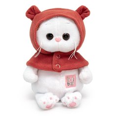 Мягкая игрушка BUDI BASA Кошечка Ли-Ли BABY в съемном капюшоне Медвежонок 20 см LB127