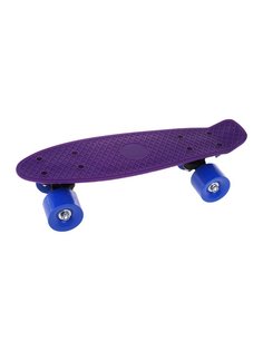Скейтборд Наша Игрушка с большими колесами, фиолетовый