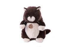 Мягкая игрушка Lapkin Толстый кот 26 см горький шоколад