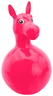 Надувное животное BRADEX Игрушка детская Лошадка - попрыгун DE 0213 розовый