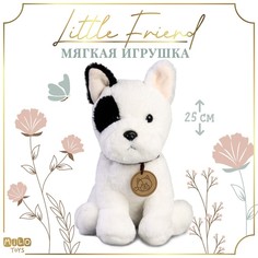 Мягкая игрушка Little Friend Собачка, белый No Brand