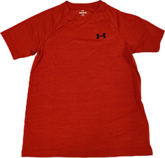 Футболка детская Under Armour B Velocity Twist Ss Tee, Оранжевый, 128