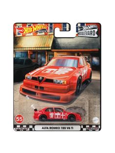 Машинка Hot Wheels премиальная "55" ALFA ROMEO 155 V6 TI / GJT68-HCP34