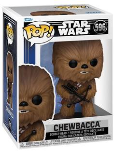Фигурки Star Wars Funko POP! Звездные войны Чубакка с арбалетом №596 головотряс 13 см