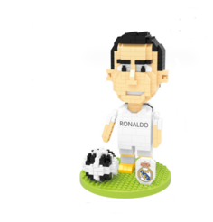 Конструктор MOAI футболист, 3D фигурка Роналду, 400 дет