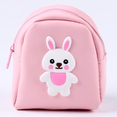 Рюкзак для куклы Кролик, розовый No Brand