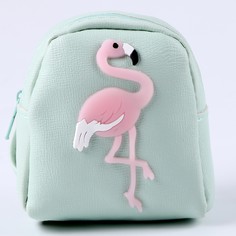 Рюкзак для куклы Фламинго, зеленый No Brand
