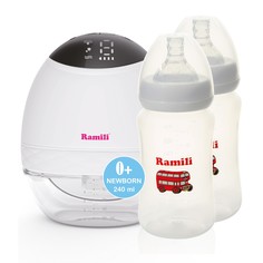 Двухфазный электрический молокоотсос Ramili SE500 с двумя бутылочками 240ML