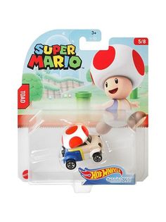 Машинка Hot Wheels легковая машина GPC12 SUPER MARIO TOAD бежевый GPC12