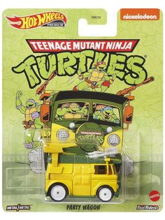 Машинка Hot Wheels фургон DMC55/GJR50 PREMIUM TURTLES PARTY WAGON DMC55/GJR50