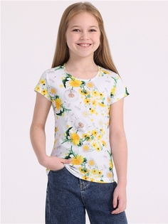 Футболка детская Апрель 1ДДФК2621001н, белый, 134