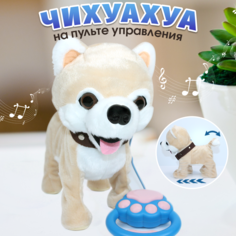 Интерактивная игрушка Музыкальный питомец Собачка на поводке No Brand