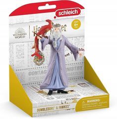 Фигурка Schleich Гарри Поттер 42637 Альбус Дамблдор и Птица Феникс