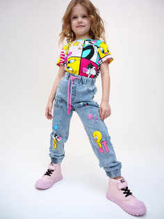 Джинсы детские PlayToday Kids 12342041, голубой, 98