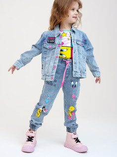 Куртка джинсовая детская PlayToday Kids 12342065, голубой, 98
