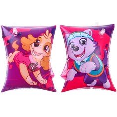 Paw Patrol Нарукавники детские для плавания 20x16 см, Щенячий патруль, цвет розовый