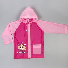 Дождевик детский PAW Patrol, розовый, 92