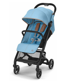 Коляска прогулочная,Cybex Beezy 2023 Beach Blue с бампером и дождевиком