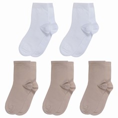 Носки детские LorenzLine 5-Л33 цв. бежевый; белый р. 14-16